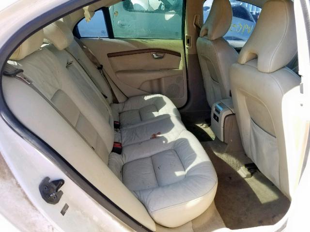 YV1AS982481057102 - 2008 VOLVO S80 3.2 WHITE photo 6