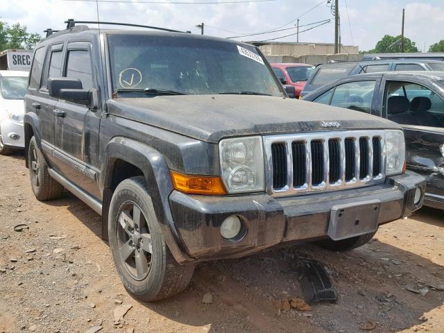1J8HG48K48C164382 - 2008 JEEP COMMANDER BLACK photo 1