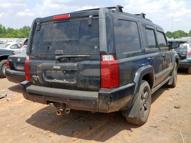 1J8HG48K48C164382 - 2008 JEEP COMMANDER BLACK photo 4