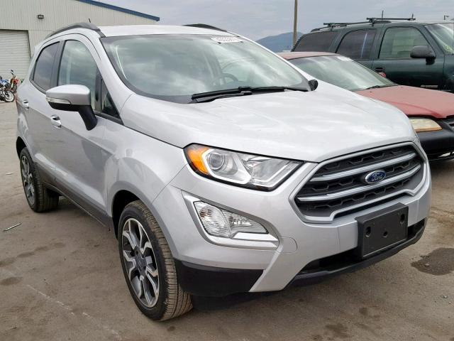 MAJ3P1TE1JC239147 - 2018 FORD ECOSPORT S SILVER photo 1