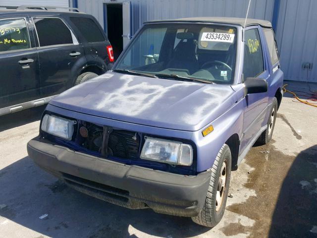 2CNBE1868V6927752 - 1997 GEO TRACKER PURPLE photo 2