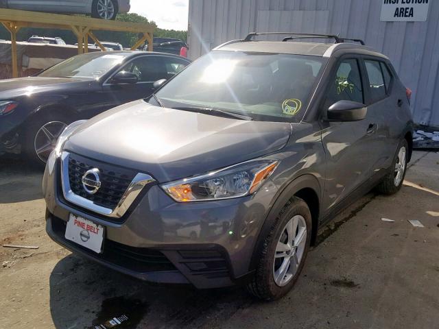 3N1CP5CU5KL511264 - 2019 NISSAN KICKS S GRAY photo 2