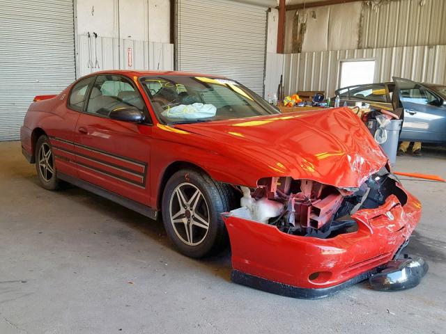 2G1WZ121249392799 - 2004 CHEVROLET MONTE CARL წითელი ფოტო 1