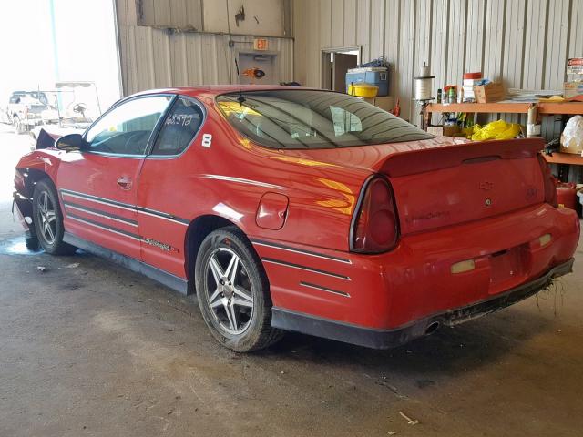 2G1WZ121249392799 - 2004 CHEVROLET MONTE CARL წითელი ფოტო 3