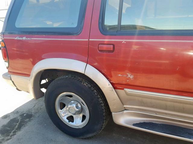 1FMDU35P8VZA93345 - 1997 FORD EXPLORER RED photo 9