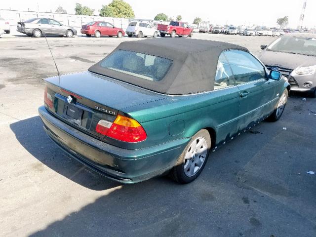 WBABR3345YEG01689 - 2000 BMW 323 CI GREEN photo 4