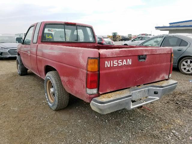 1N6SD16S3VC328902 - 1997 NISSAN TRUCK KING RED photo 3