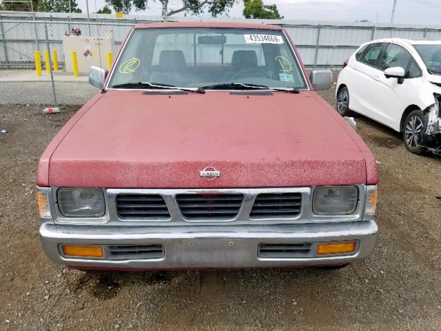 1N6SD16S3VC328902 - 1997 NISSAN TRUCK KING RED photo 9