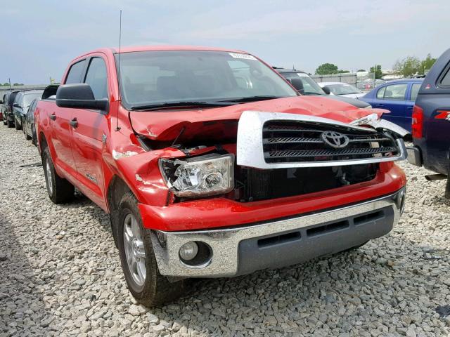 5TBDV54198S493472 - 2008 TOYOTA TUNDRA CRE RED photo 1