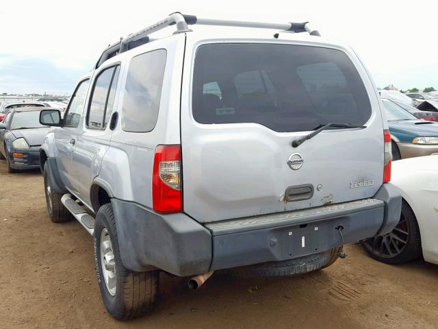 5N1ED28Y62C533824 - 2002 NISSAN XTERRA XE GRAY photo 3