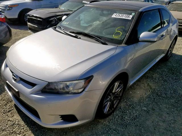 JTKJF5C72B3004747 - 2011 TOYOTA SCION TC ვერცხლისფერი ფოტო 2