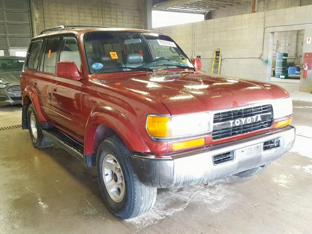 JT3DJ81W8P0026800 - 1993 TOYOTA LAND CRUIS MAROON photo 1