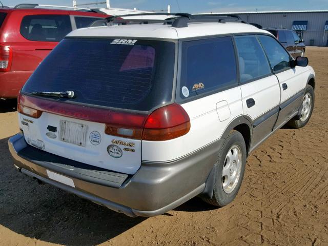 4S3BG685XV6639532 - 1997 SUBARU LEGACY OUT WHITE photo 4