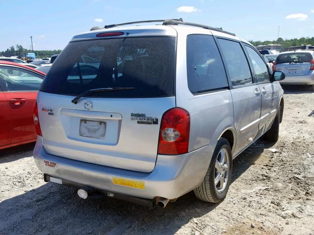 JM3LW28A530373616 - 2003 MAZDA MPV WAGON SILVER photo 4