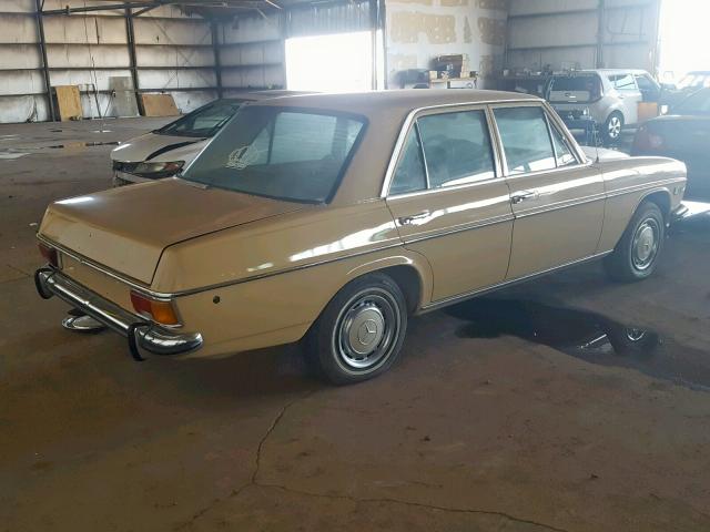 11501012128232 - 1973 MERCEDES-BENZ S CLASS BEIGE photo 4