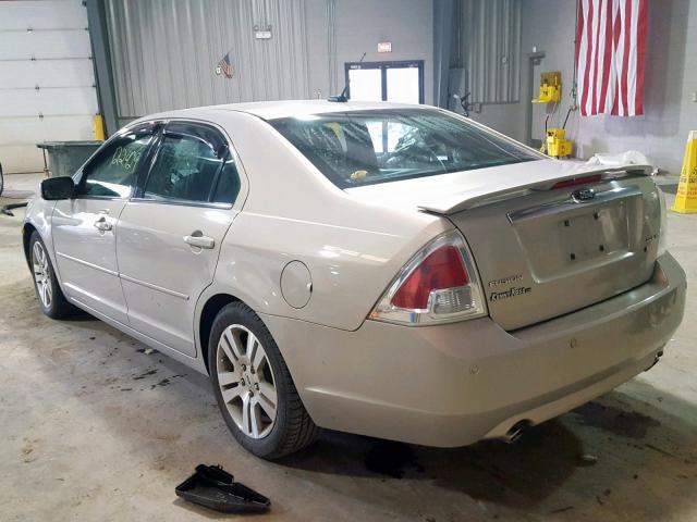 3FAHP08139R211272 - 2009 FORD FUSION SEL TAN photo 3