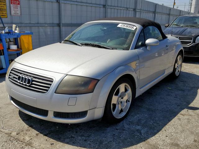 TRUUT28N111039606 - 2001 AUDI TT QUATTRO SILVER photo 2