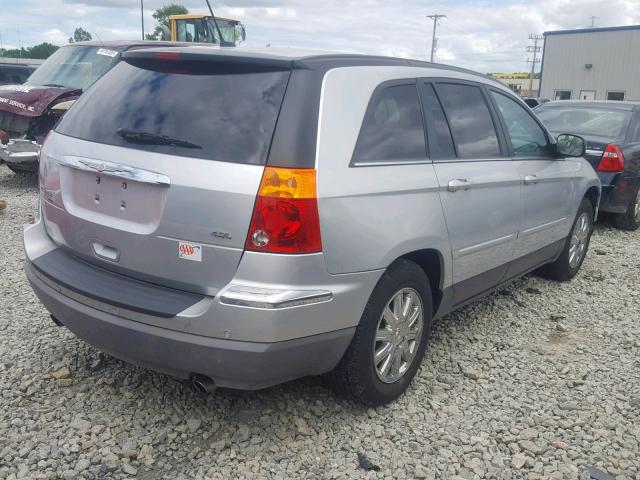 2A8GM68X97R161432 - 2007 CHRYSLER PACIFICA T SILVER photo 4