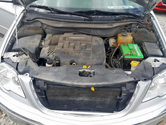 2A8GM68X97R161432 - 2007 CHRYSLER PACIFICA T SILVER photo 7