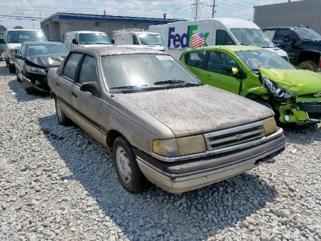 1FAPP36X0MK111745 - 1991 FORD TEMPO GL SILVER photo 1