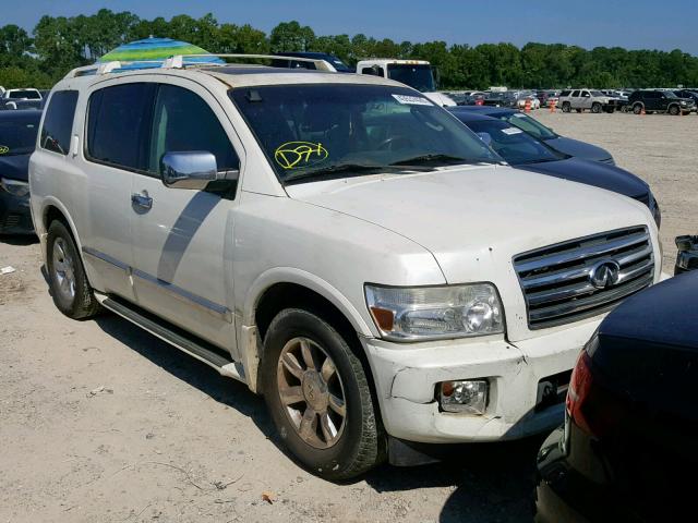 5N3AA08A15N806666 - 2005 INFINITI QX56 WHITE photo 1