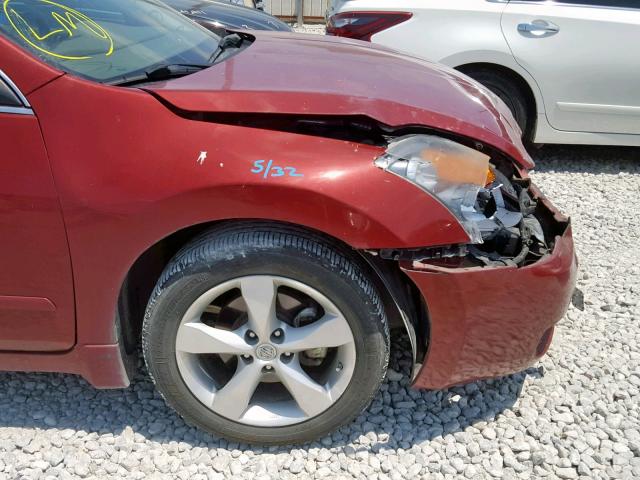 1N4BL21E08C168338 - 2008 NISSAN ALTIMA 3.5 RED photo 9