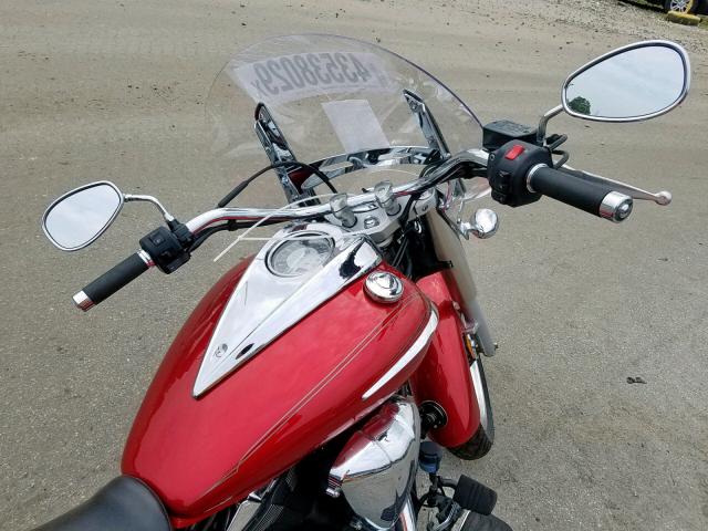 JYAVN01E0DA018236 - 2013 YAMAHA XVS950 A RED photo 5