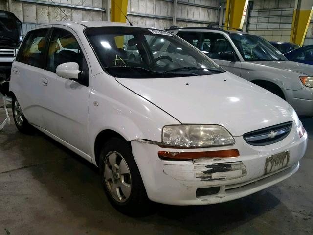 KL1TD666X6B615319 - 2006 CHEVROLET AVEO BASE Ağ foto 1