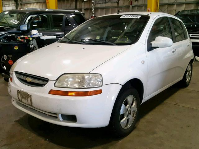 KL1TD666X6B615319 - 2006 CHEVROLET AVEO BASE Ağ foto 2