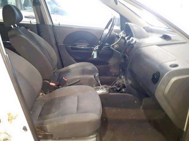 KL1TD666X6B615319 - 2006 CHEVROLET AVEO BASE Ağ foto 5