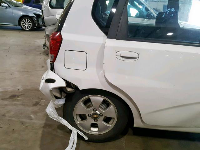 KL1TD666X6B615319 - 2006 CHEVROLET AVEO BASE Ağ foto 9