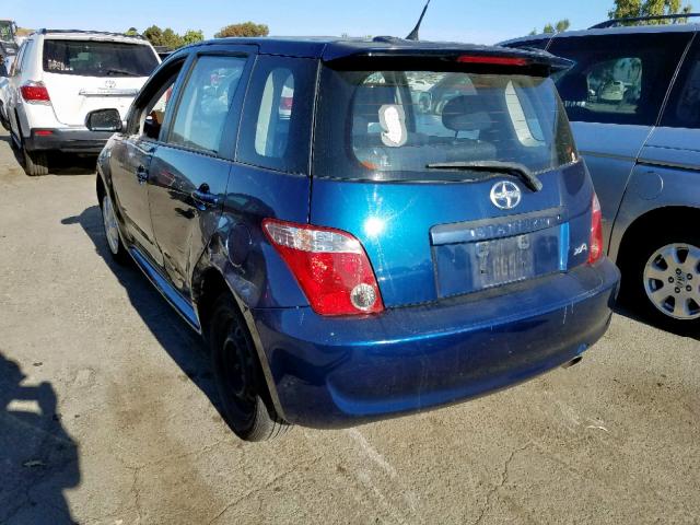 JTKKT604260171503 - 2006 TOYOTA SCION XA BLUE photo 3