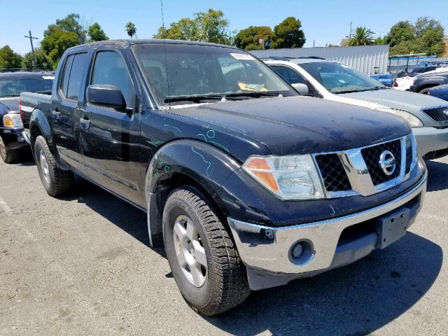 1N6AD07W27C422456 - 2007 NISSAN FRONTIER C BLACK photo 1