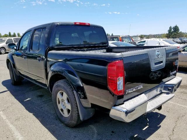 1N6AD07W27C422456 - 2007 NISSAN FRONTIER C BLACK photo 3