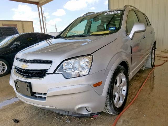 3GNAL3EK1ES578977 - 2014 CHEVROLET CAPTIVA LT SILVER photo 2