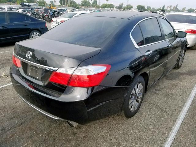 1HGCR2F38EA272511 - 2014 HONDA ACCORD LX BLACK photo 4