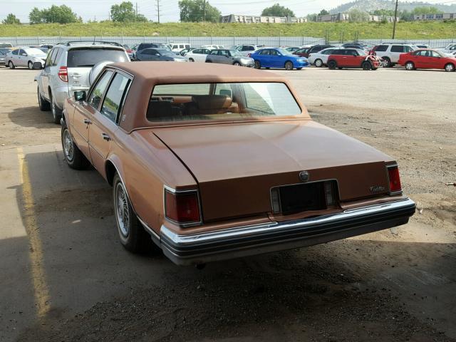 6S69R7Q472657 - 1977 CADILLAC SEVILLE ORANGE photo 3