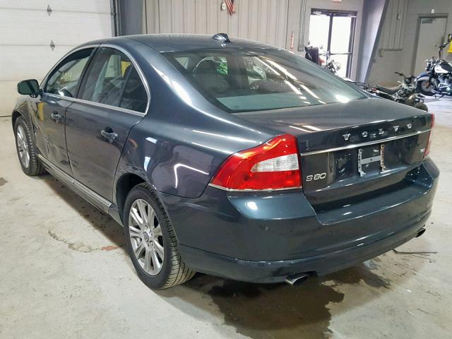 YV1960AS3A1125733 - 2010 VOLVO S80 3.2 BLUE photo 3