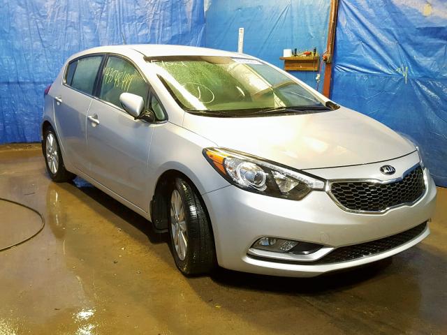 KNAFX5A86F5388853 - 2015 KIA FORTE EX SILVER photo 1