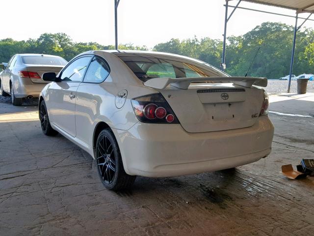 JTKDE167380259566 - 2008 TOYOTA SCION TC თეთრი ფოტო 3