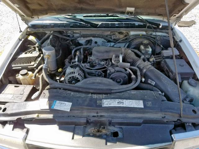 1GCCS14W9Y8188252 - 2000 CHEVROLET S TRUCK S1 WHITE photo 7