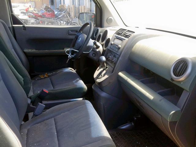 5J6YH28594L013562 - 2004 HONDA ELEMENT EX GREEN photo 5