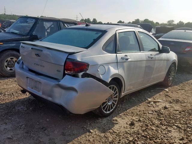 1FAHP3GN9BW105935 - 2011 FORD FOCUS SES SILVER photo 4