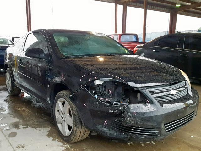 1G1AL18F587249061 - 2008 CHEVROLET COBALT LT BLACK photo 1