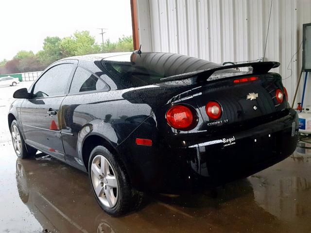 1G1AL18F587249061 - 2008 CHEVROLET COBALT LT BLACK photo 3