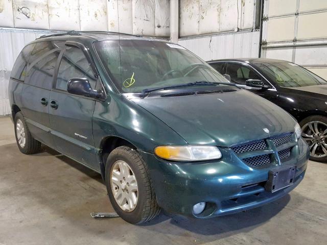 2B4GP45G6WR580650 - 1998 DODGE CARAVAN SE GREEN photo 1