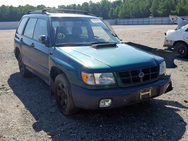 JF1SF635XWH774547 - 1998 SUBARU FORESTER L GREEN photo 1