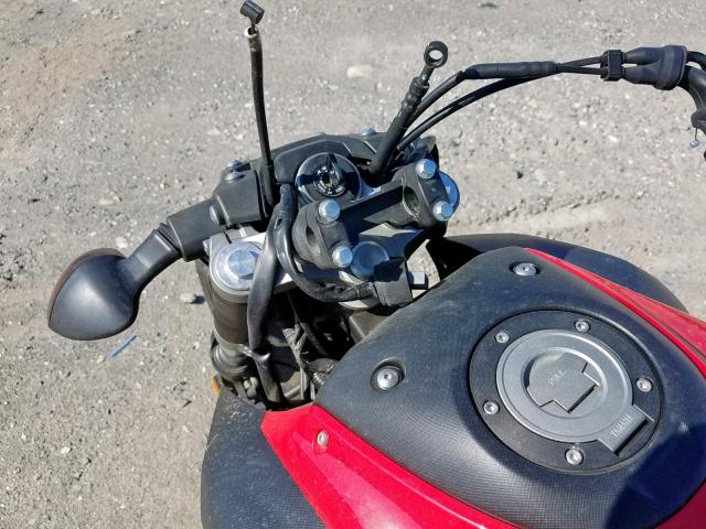 JYARM06N3FA001222 - 2015 YAMAHA FZ07 RED photo 8