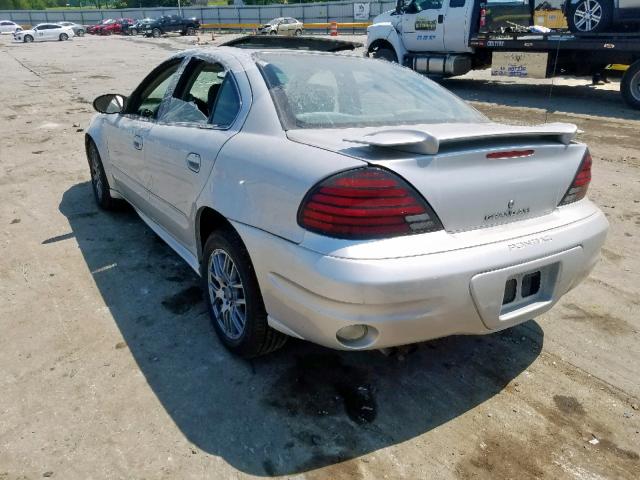 1G2NF52E84M528382 - 2004 PONTIAC GRAND AM S SILVER photo 3