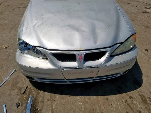 1G2NF52E84M528382 - 2004 PONTIAC GRAND AM S SILVER photo 7